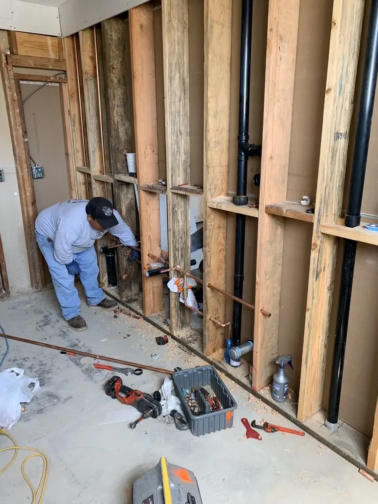 Commercial rough-in plumbing for Water Heater Replacement in Douglas Byrd